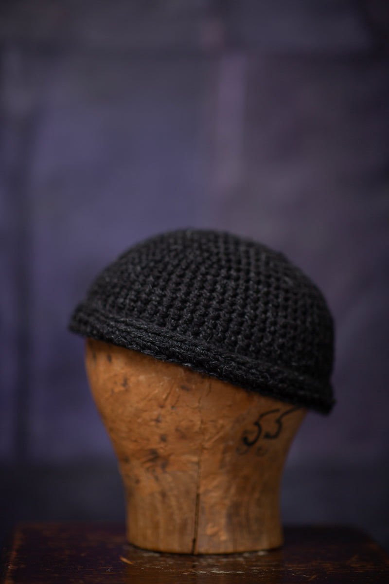 Beanie Nr. 7 Wool Lino Anthracite