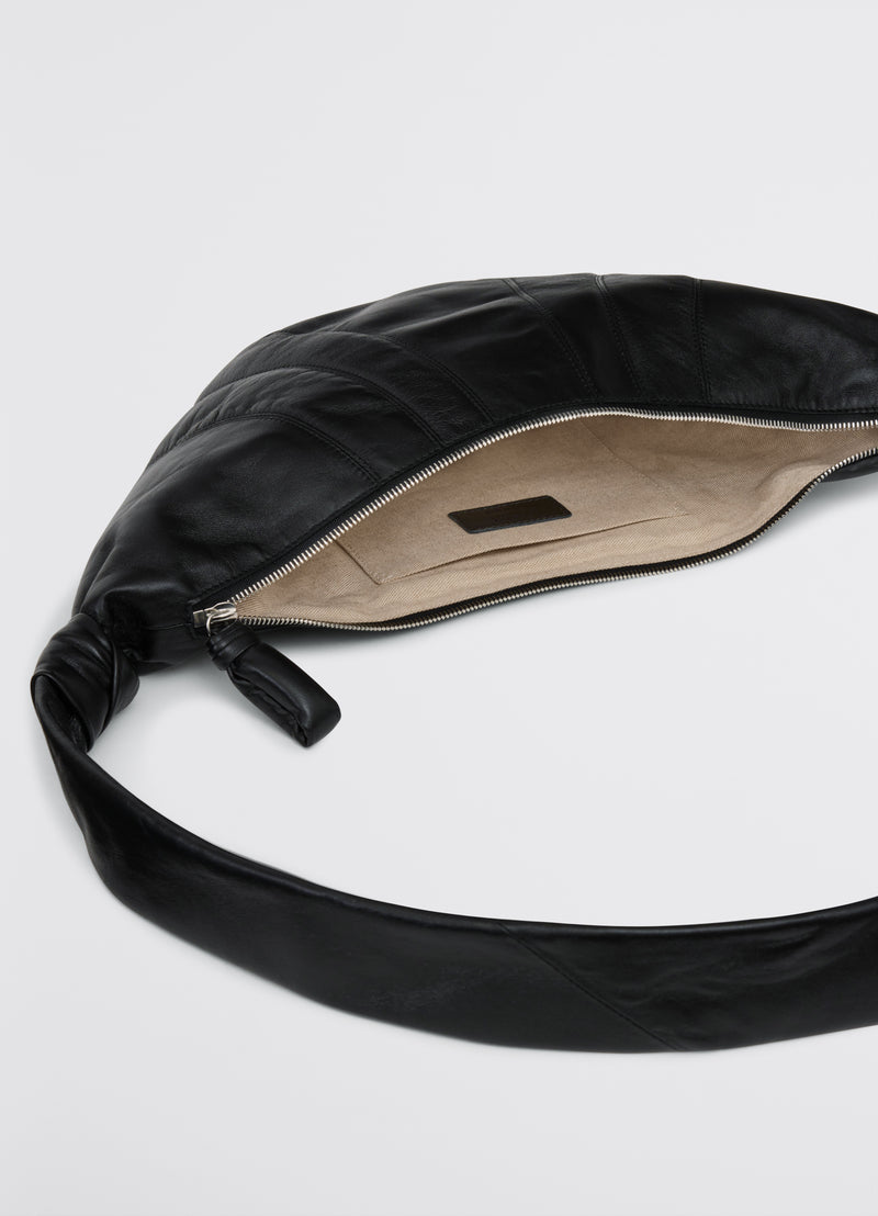 Medium Croissant Bag Black