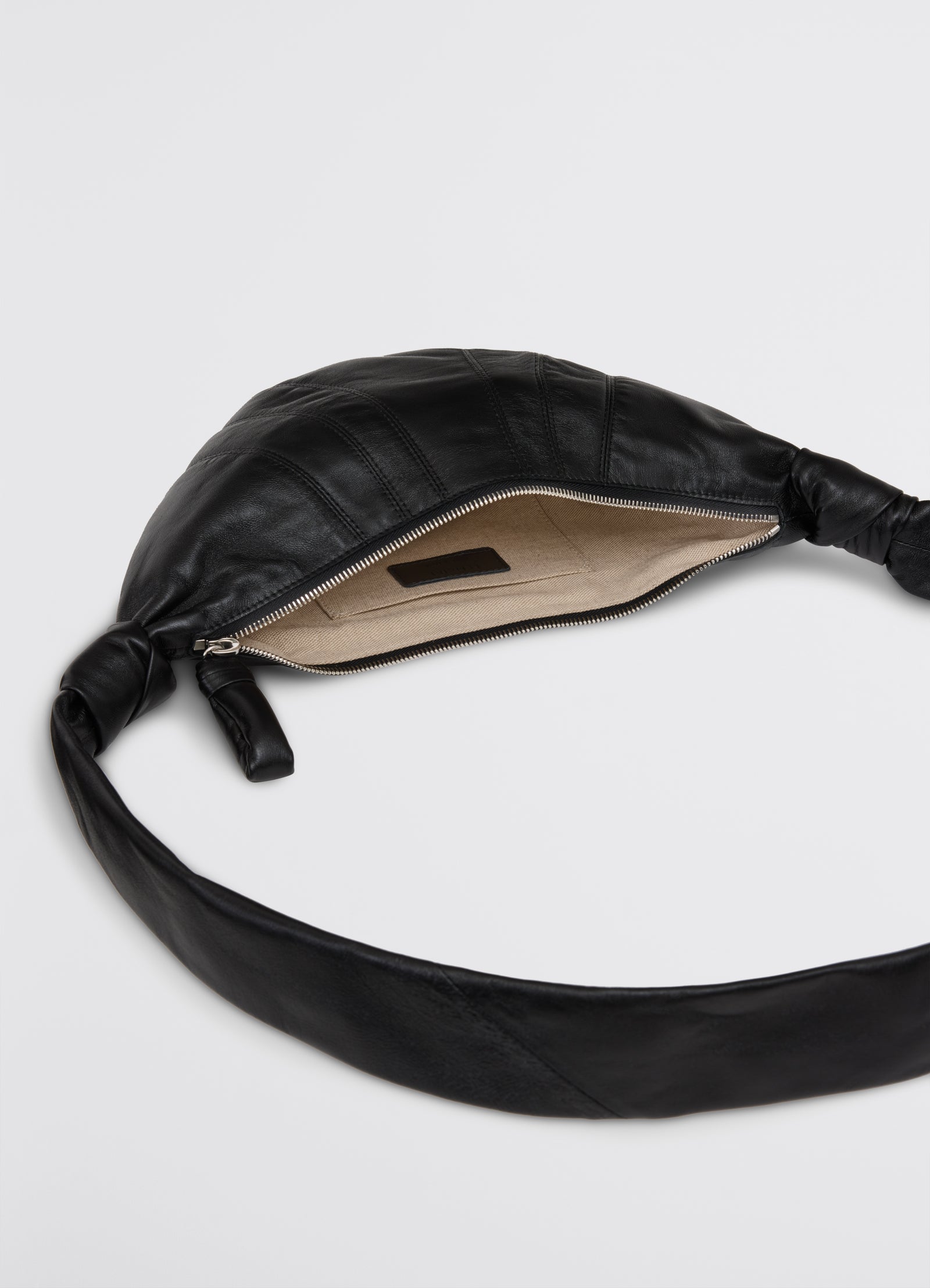 Lemaire croissant bag マ Lemaire - Medium Croissant Bag in Dark Chocolate – Stoy