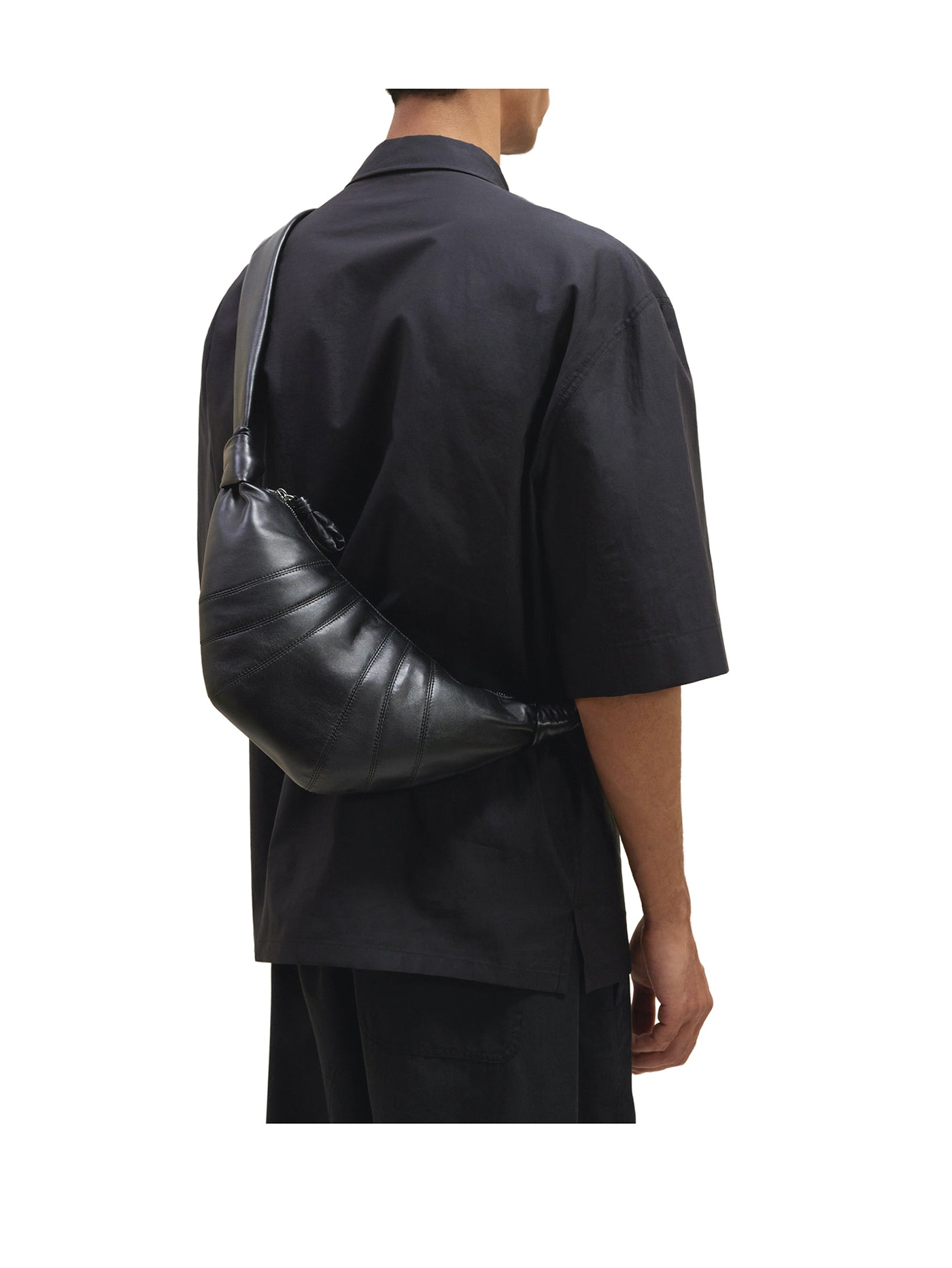 バッグ LEMAIRE croissant bag small black Lemaire Small Croissant Bag Black – Opia