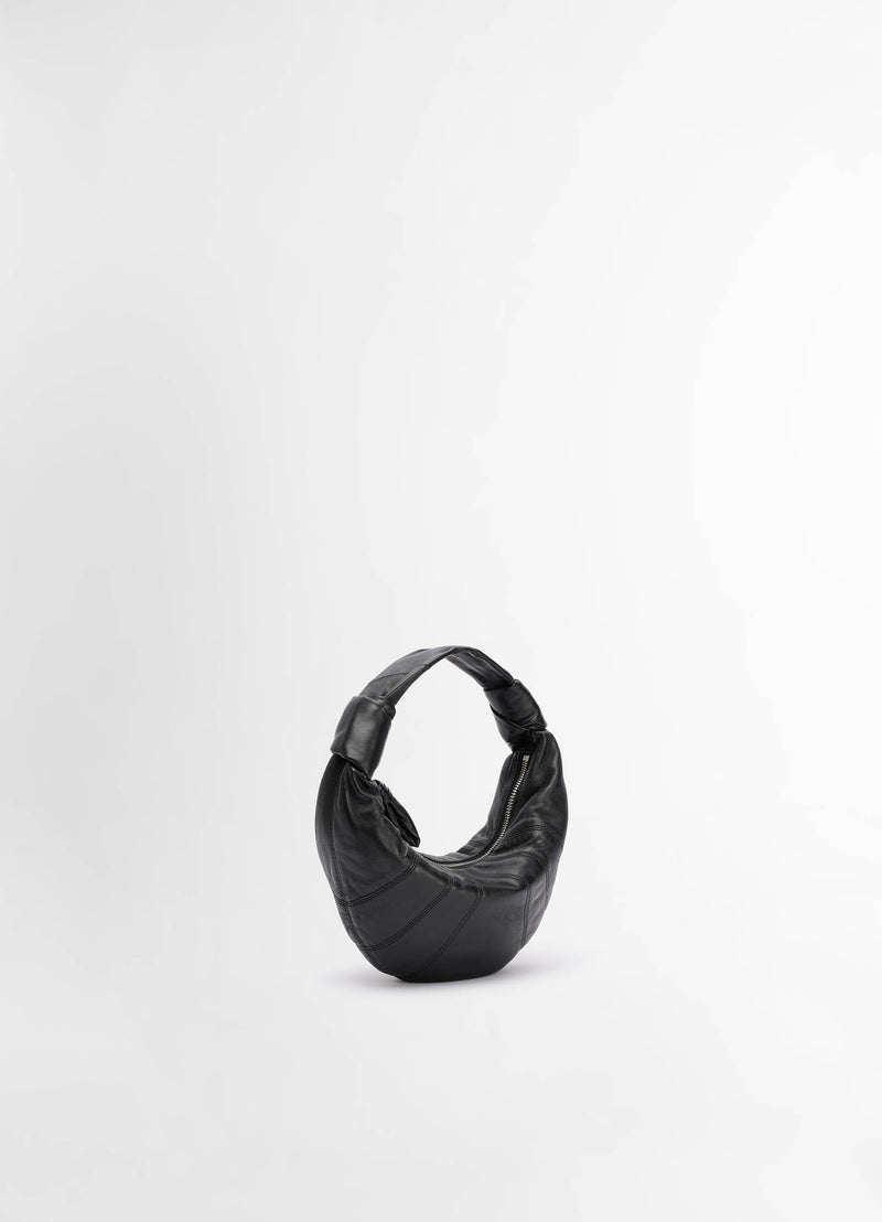 Mini Fortune Croissant Bag Black