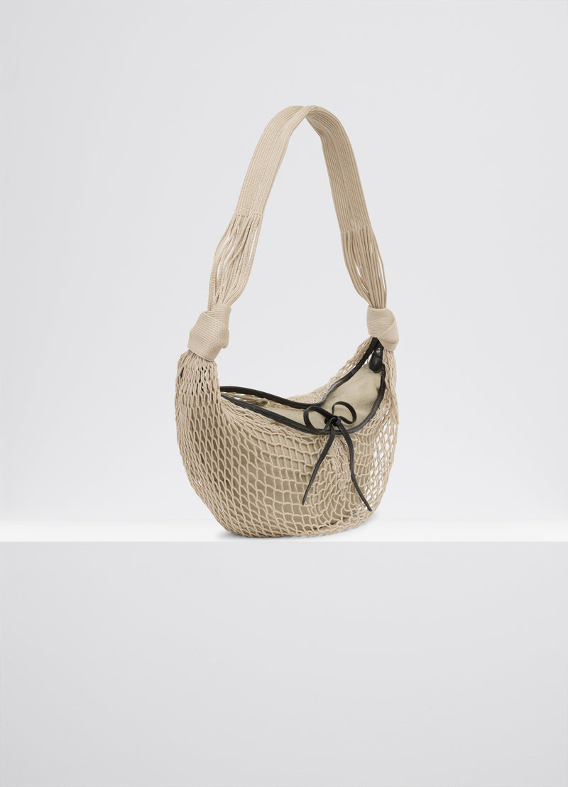 Croissant Filt Bag Light Beige