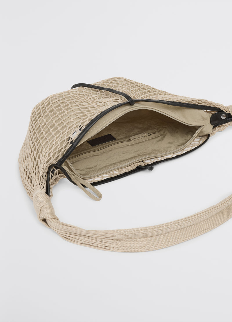 Croissant Filt Bag Light Beige