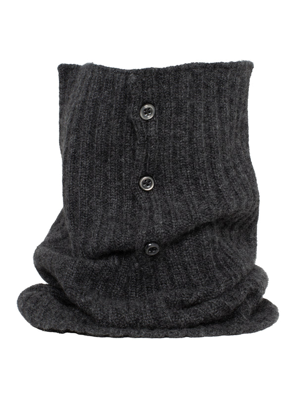 Cashmere Neck Warmer Charcoal