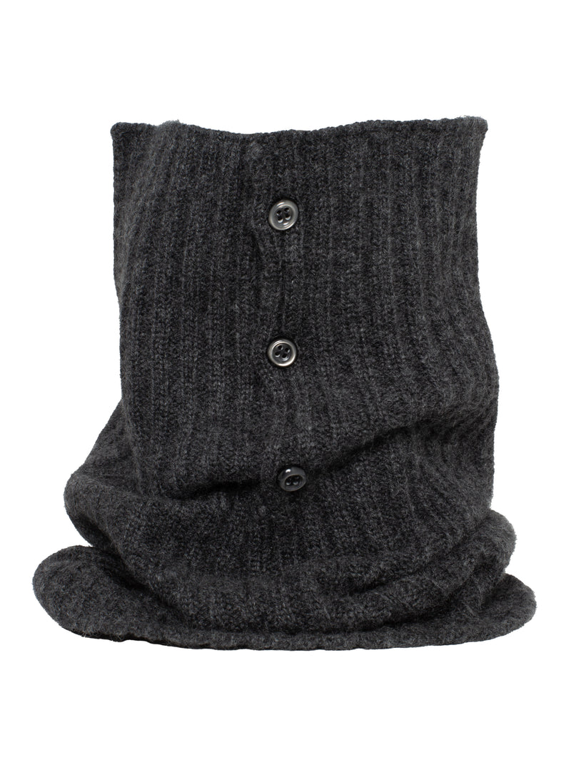 Cashmere Neck Warmer Charcoal