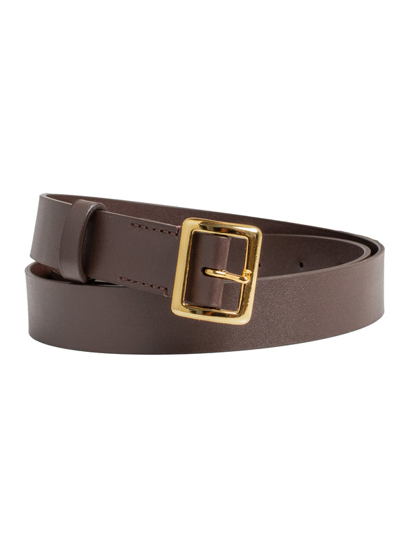Men's Square Buckle Belt Brown