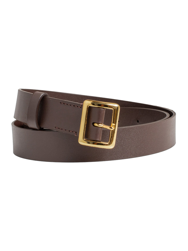 Men's Square Buckle Belt Brown