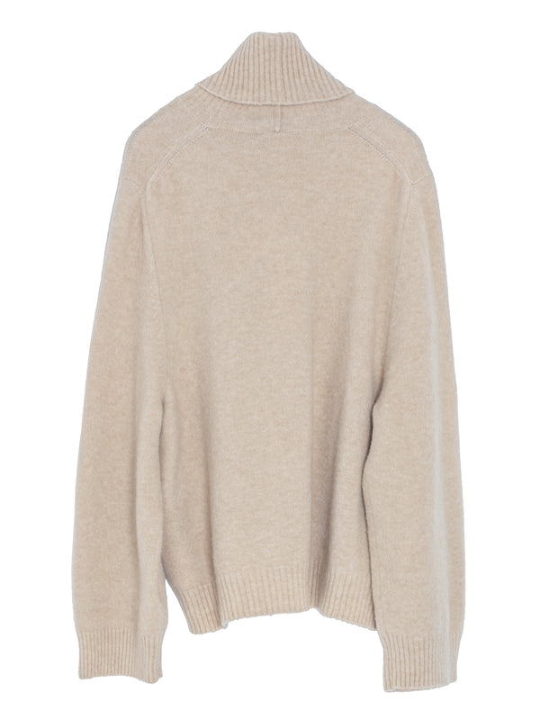Light and Dark Camel Turtleneck Albino