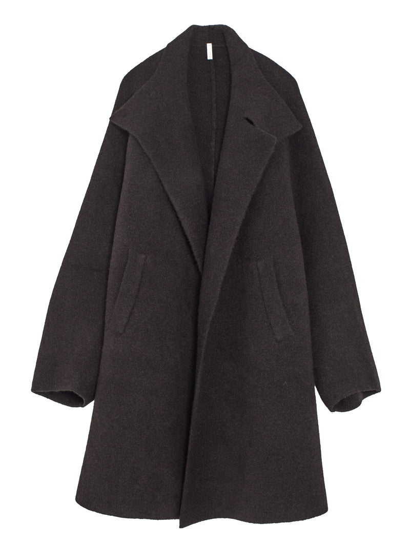 Double Time Wool Double Breast Coat Moro