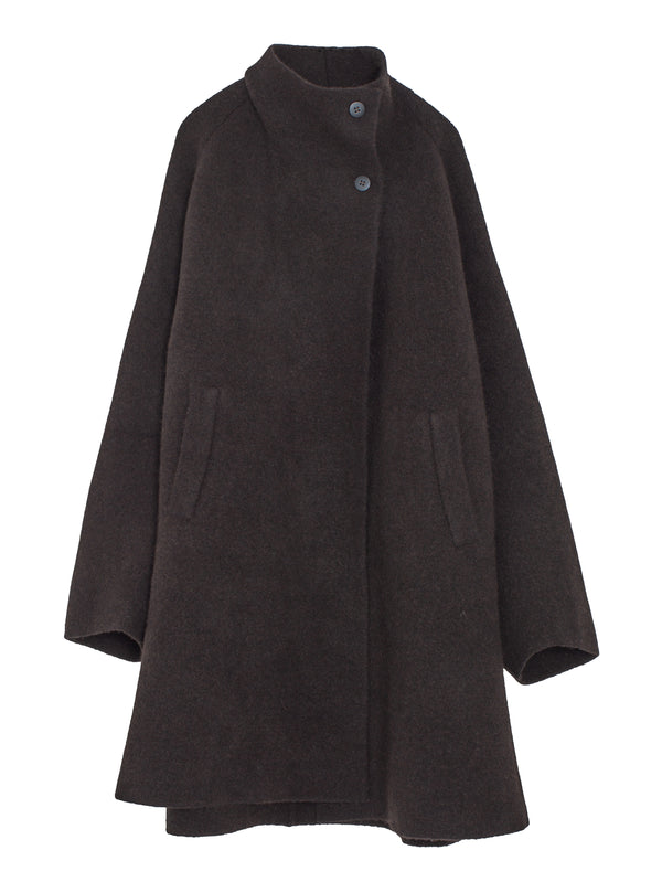 Double Time Wool Double Breast Coat Moro