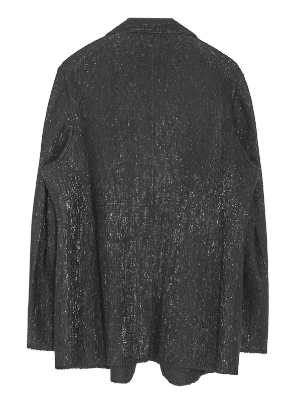 Sparkling Wool Blend Jacket Black