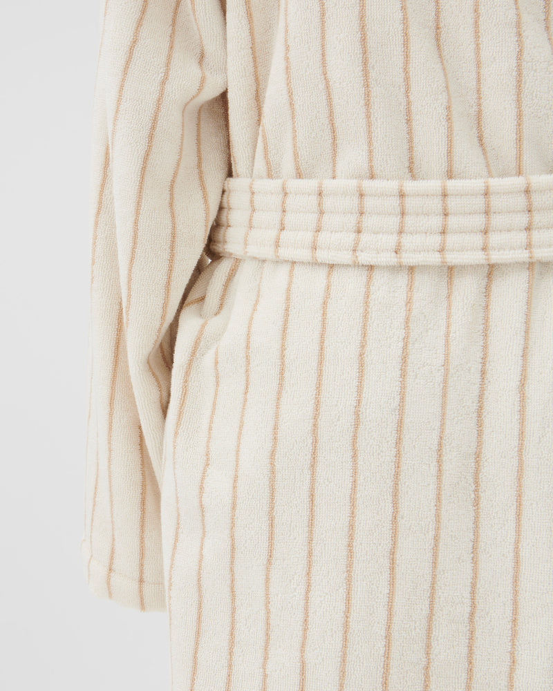 Classic Bathrobe Sienna Stripes