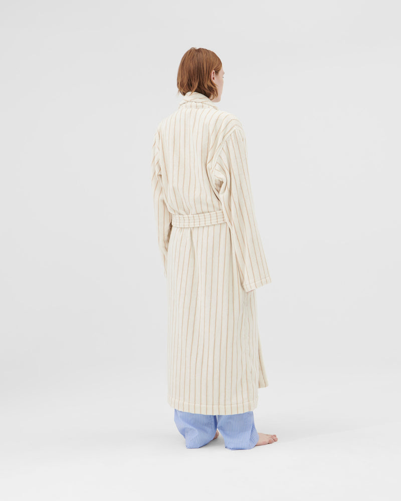 Classic Bathrobe Sienna Stripes