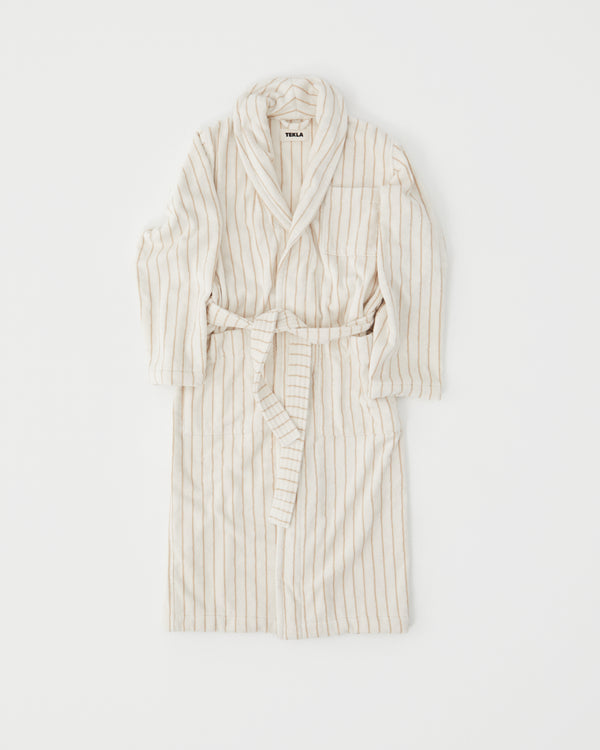 Classic Bathrobe Sienna Stripes