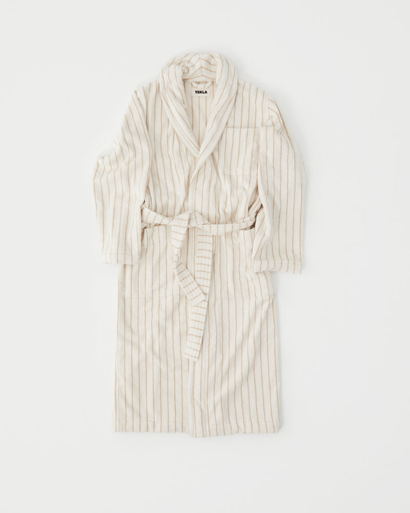 Classic Bathrobe Sienna Stripes