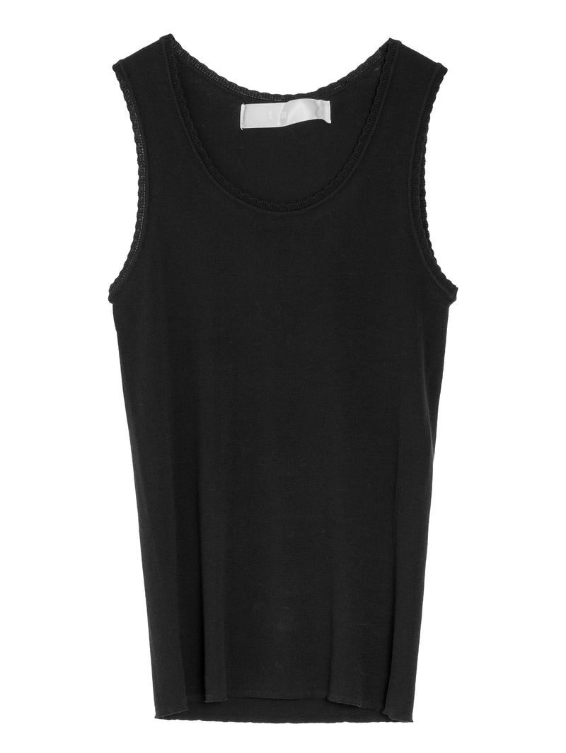 CDG Knitted Tanktop Black
