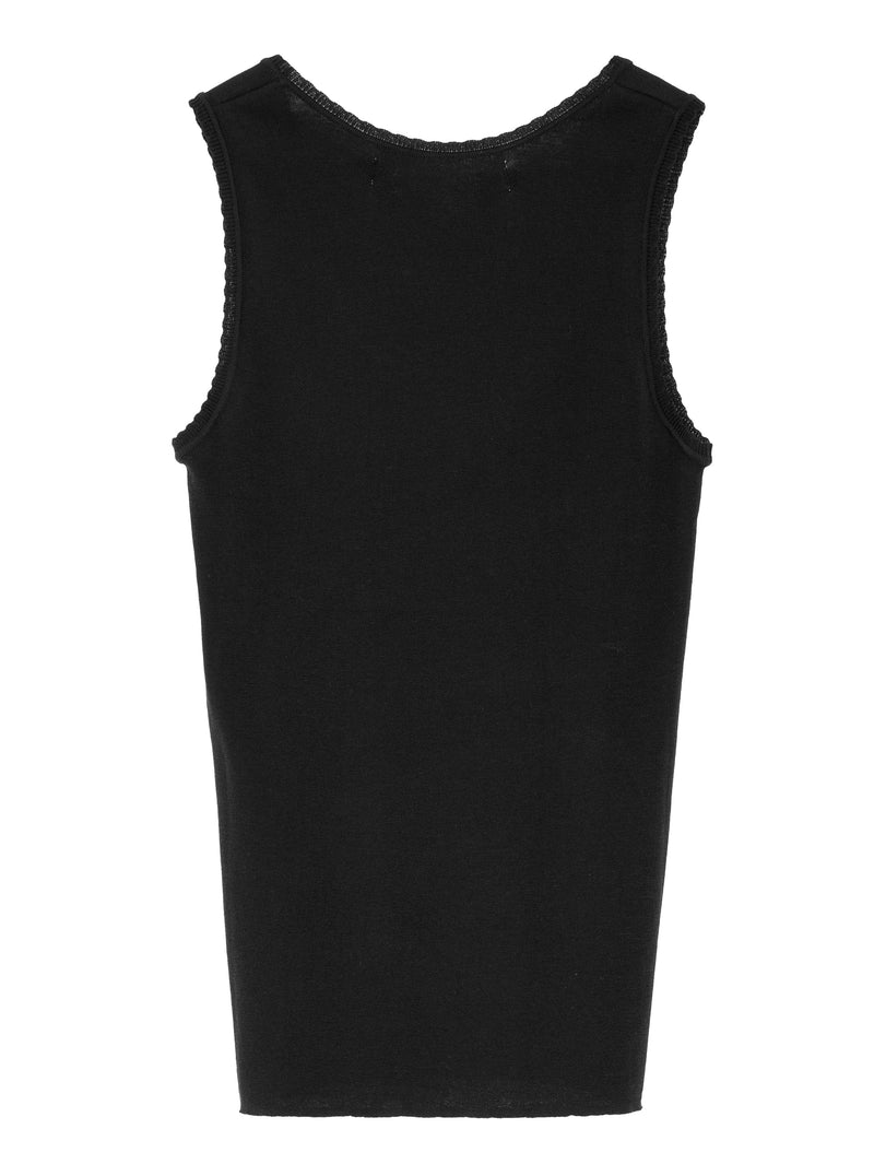 CDG Knitted Tanktop Black