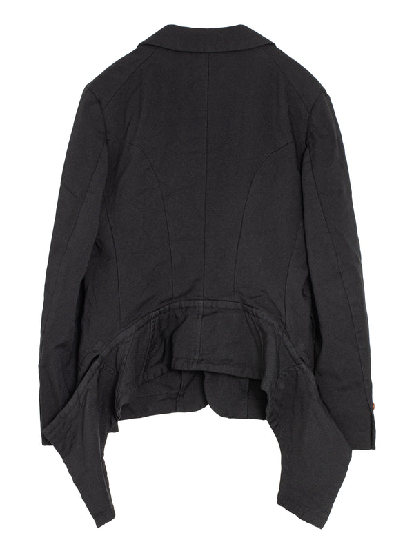 CDG Single Breasted Blazer Black