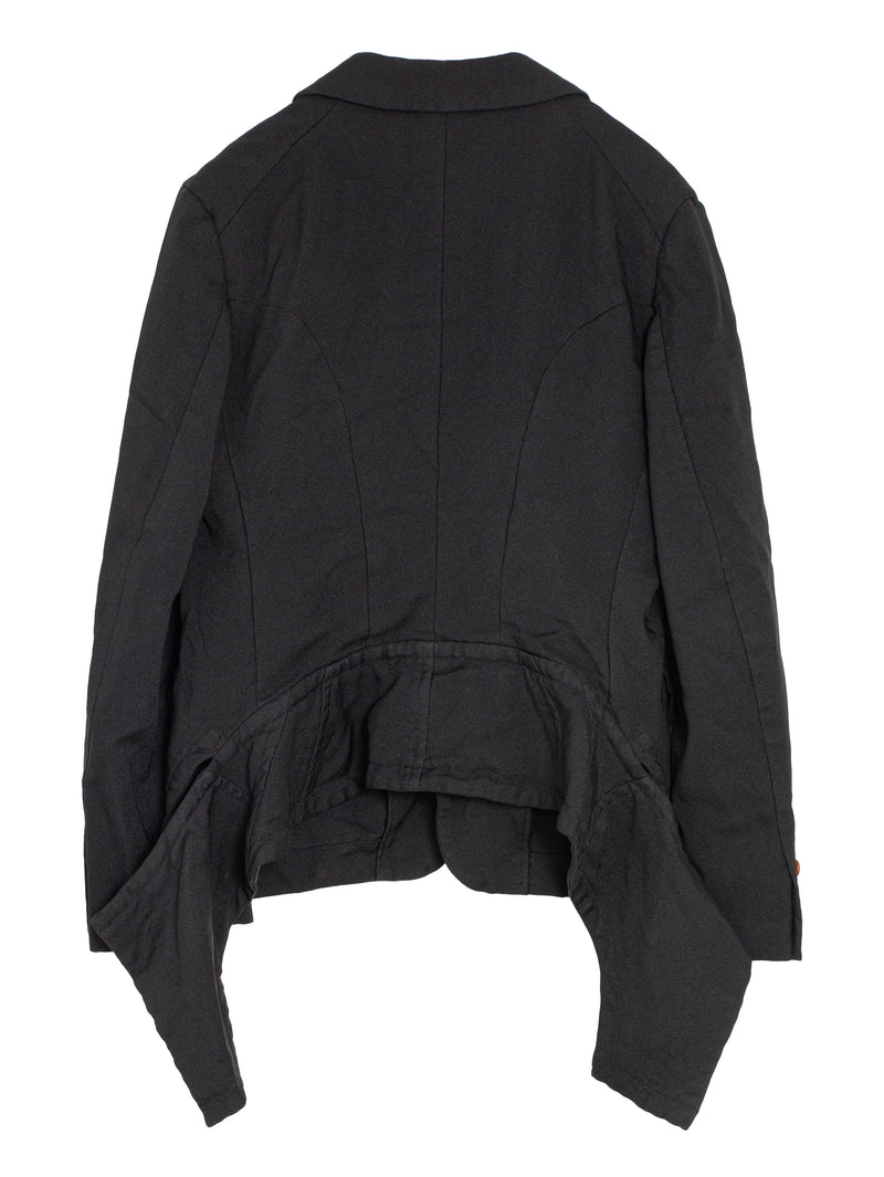 CDG Single Breasted Blazer Black