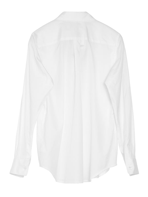 CDG Ruffled Blouse White