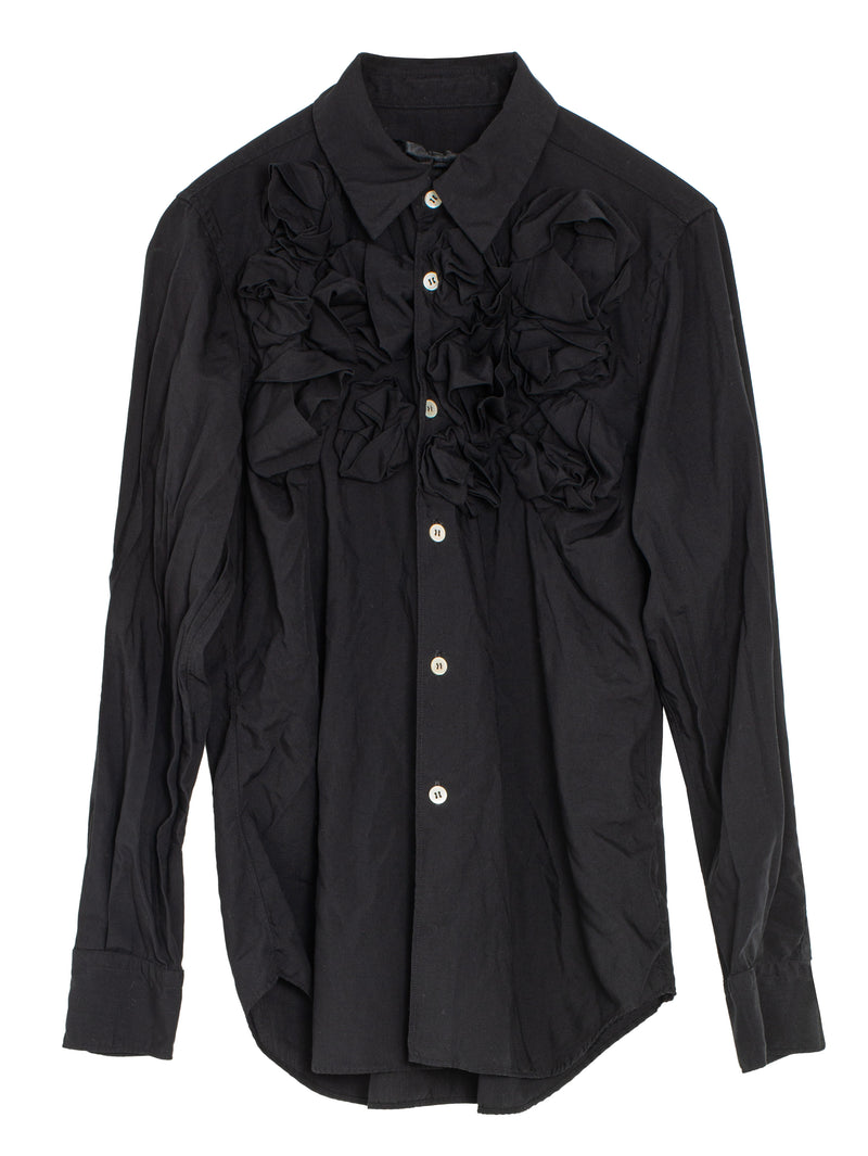 CDG Polyester Broad Thin Garment Treated Black