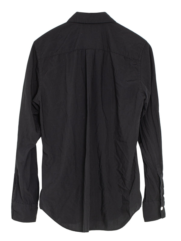 CDG Polyester Broad Thin Garment Treated Black