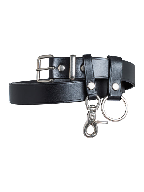 CDG Leather Belt Black