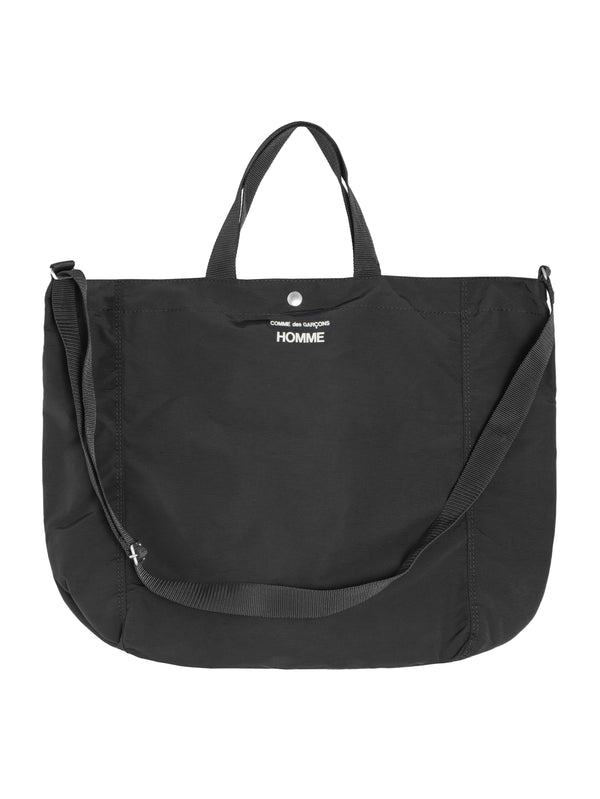 CDG Cotton Nylon Gros Grain Bag Black