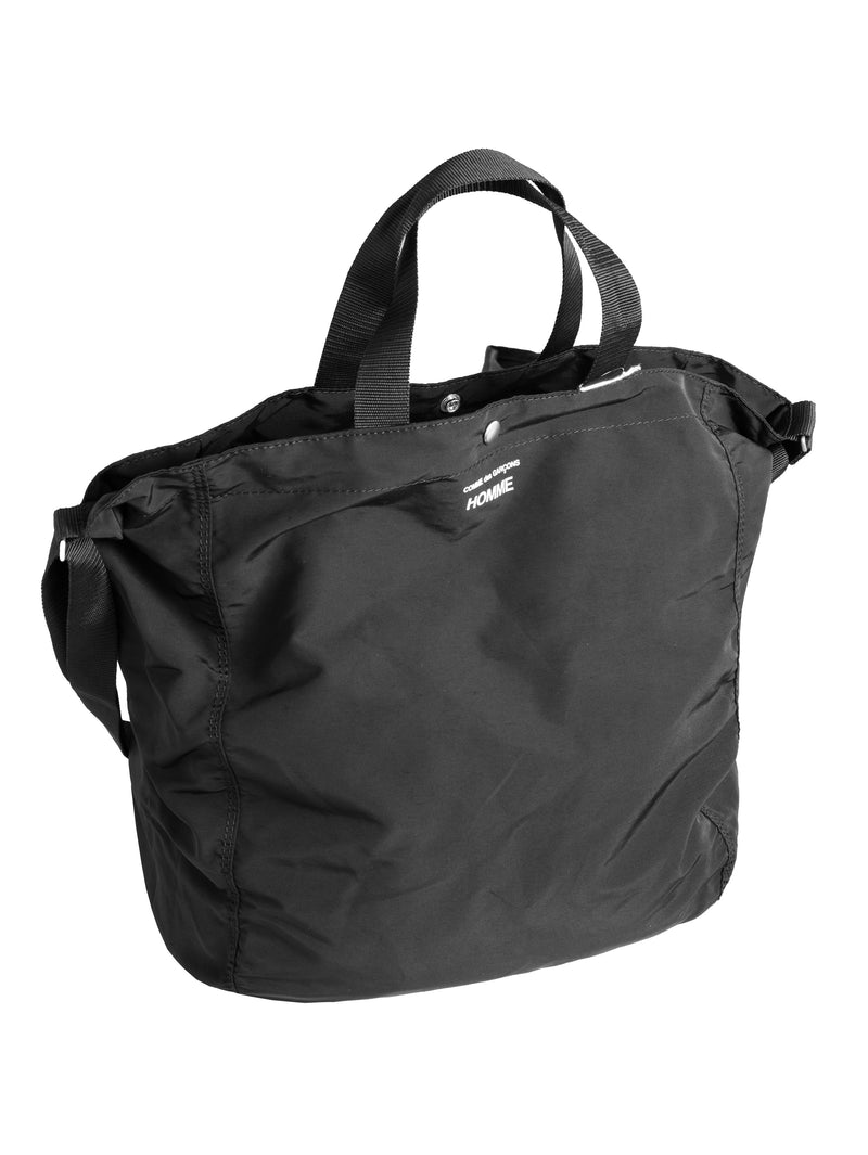 CDG Cotton Nylon Gros Grain Bag Black
