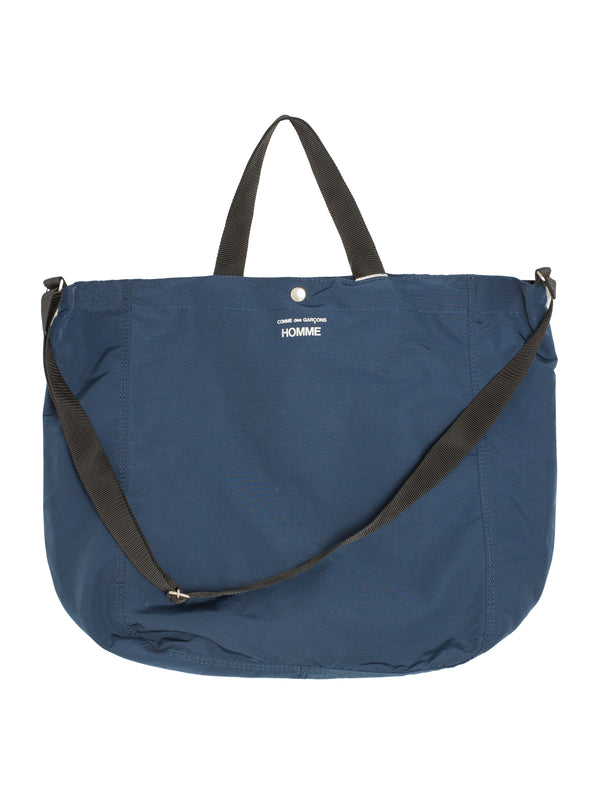 CDG Cotton Nylon Gros Grain Bag Navy