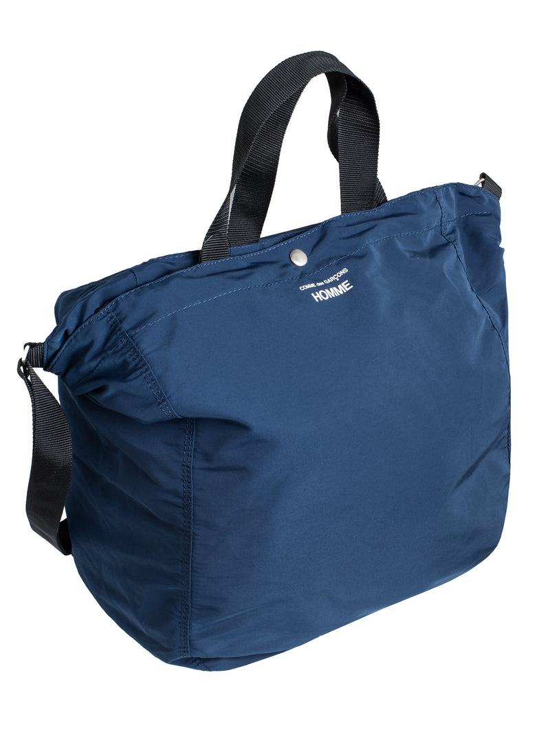 CDG Cotton Nylon Gros Grain Bag Navy