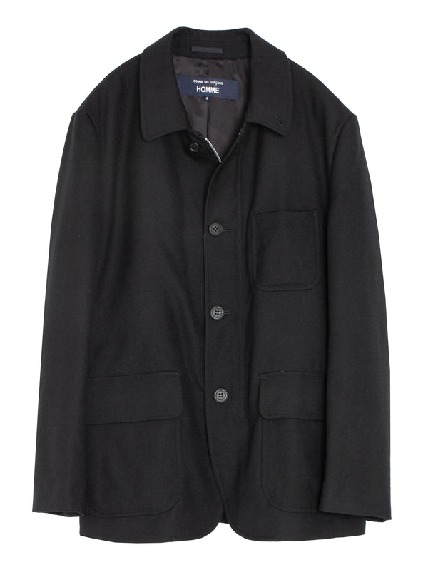 CDG Wool Serge Jacket Black