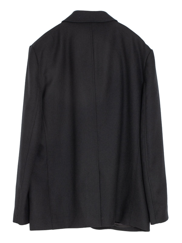 CDG Wool Serge Jacket Black