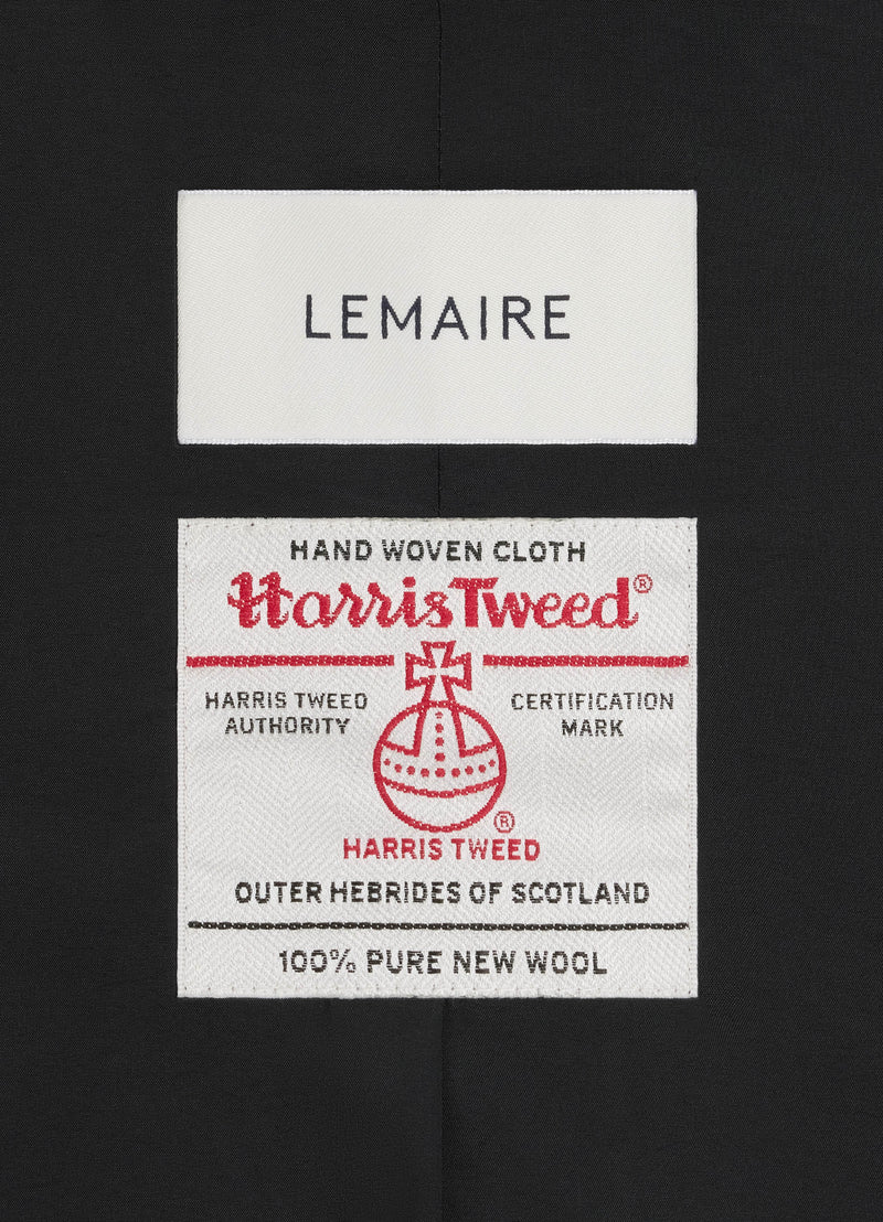 Chesterfield Coat Black And Brown Melange