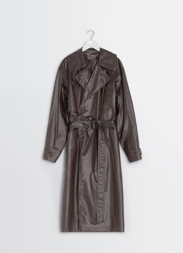 Trench Coat Dark Cherry