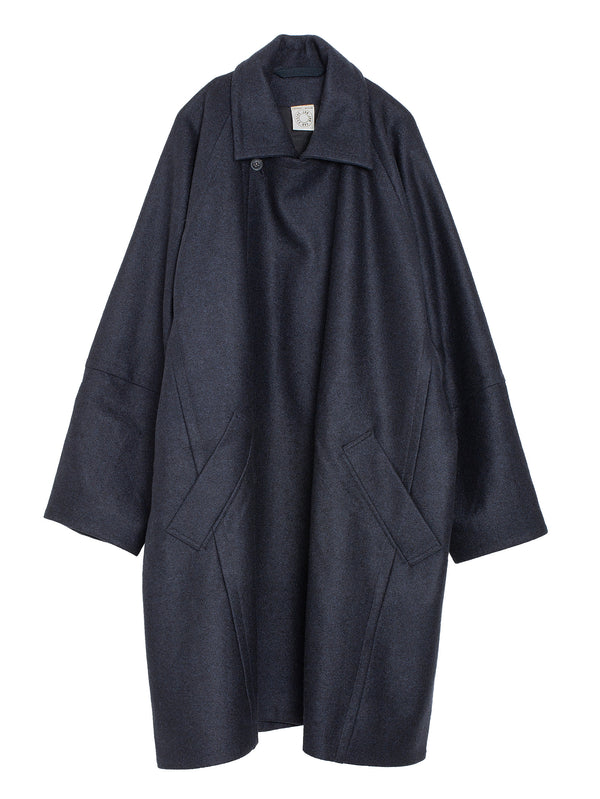 Coat Nr. 30 Yak Wool Twill Night Blue