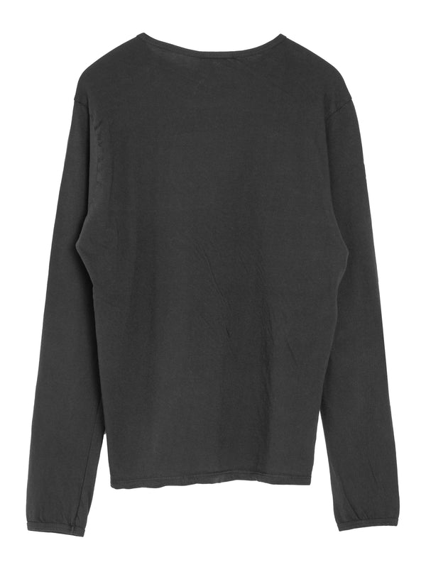 No.87 Organic cotton Long Sleeve T-Shirt Black