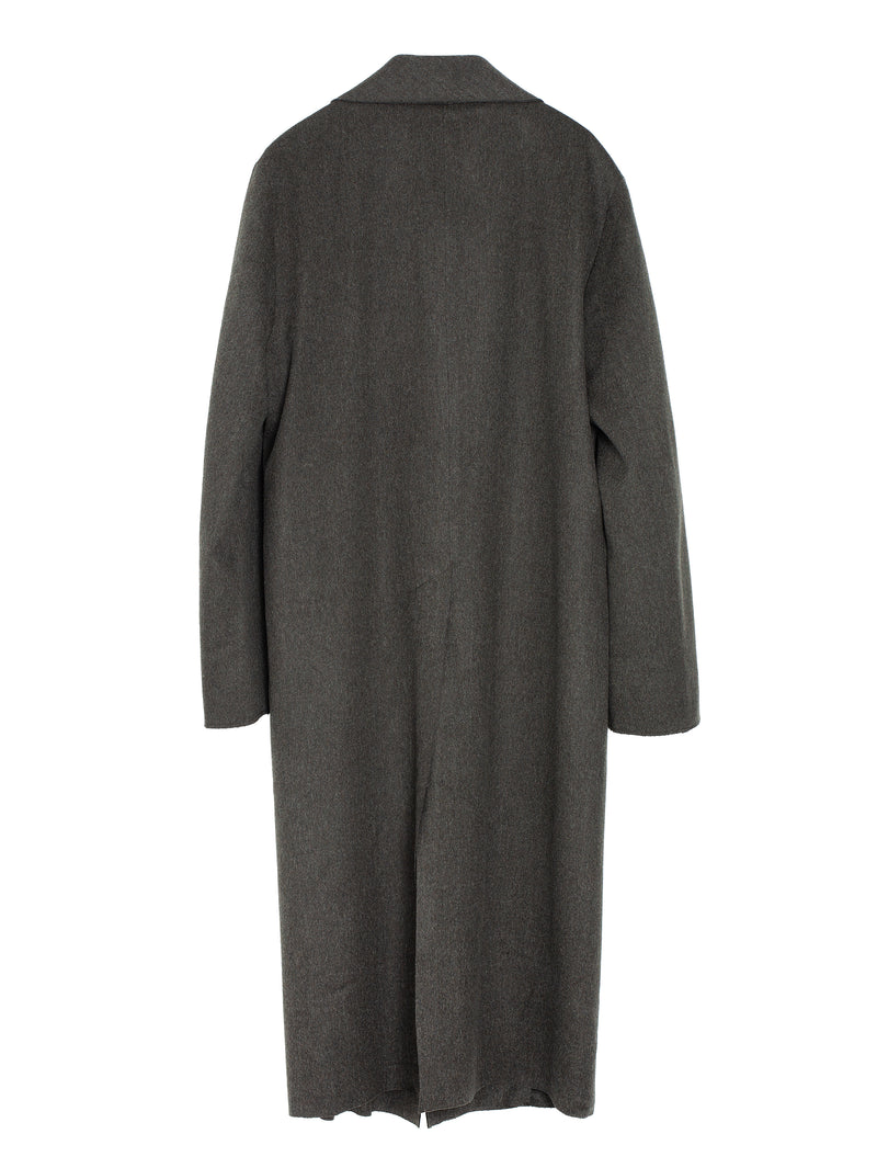 No.175 Heavy wool Two Button Coat Green