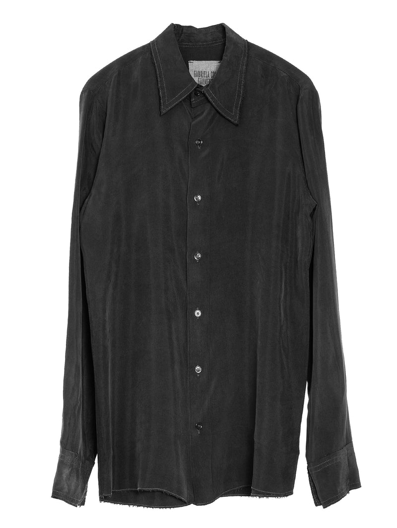 No.197 Cupro Shirt Black