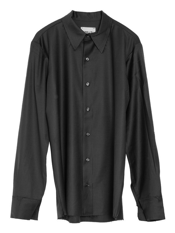 No.197 Loro Piana Fine Wool Shirt Black