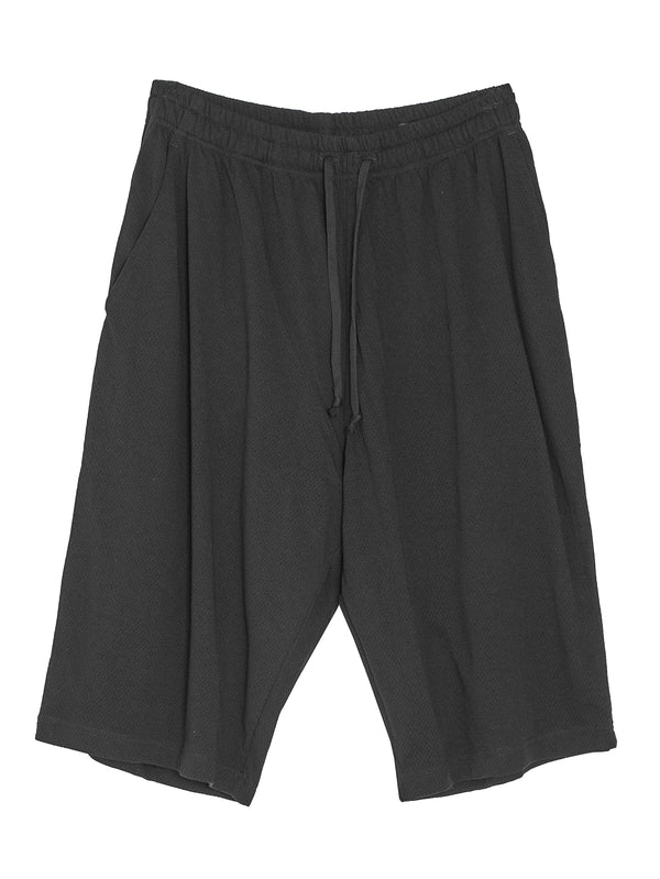 Cotton Mesh Short Black