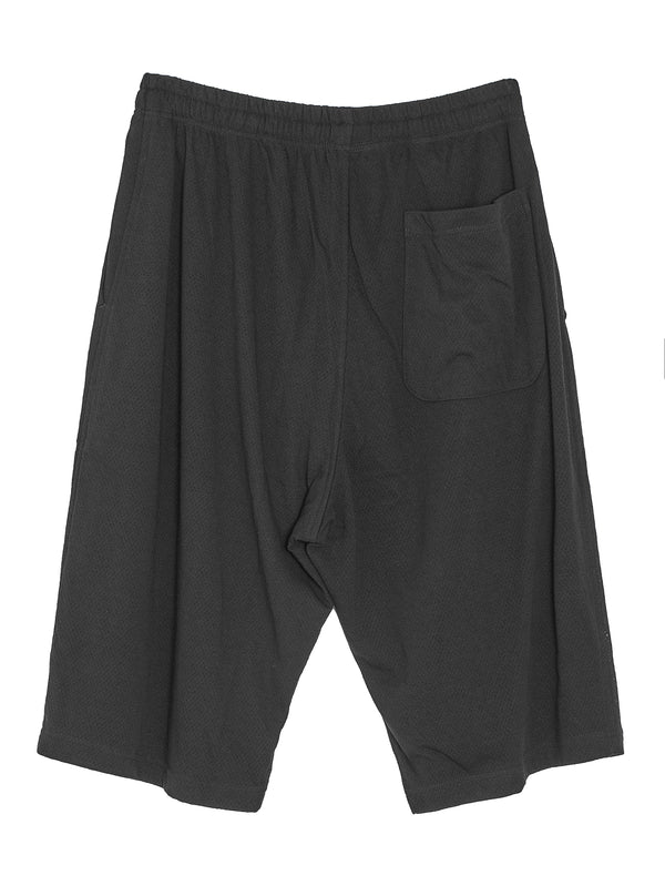 Cotton Mesh Short Black