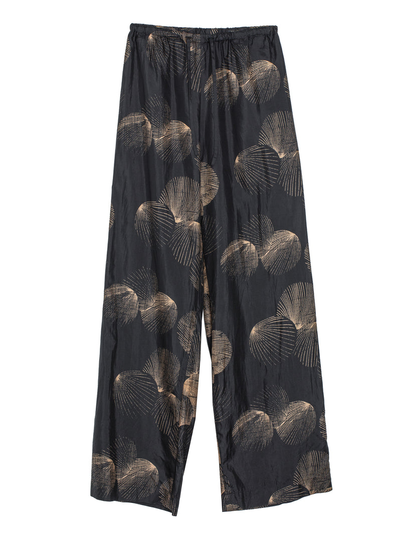 Silk Wide Pants Shell