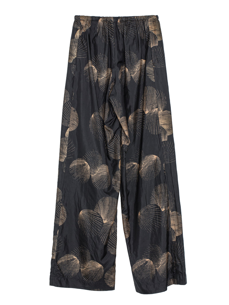 Silk Wide Pants Shell