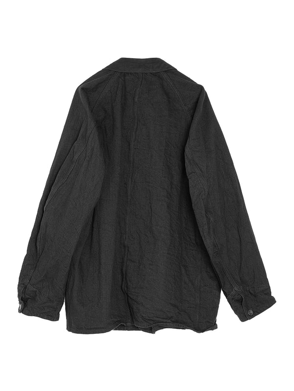 Cotton Workwear Shirt Black