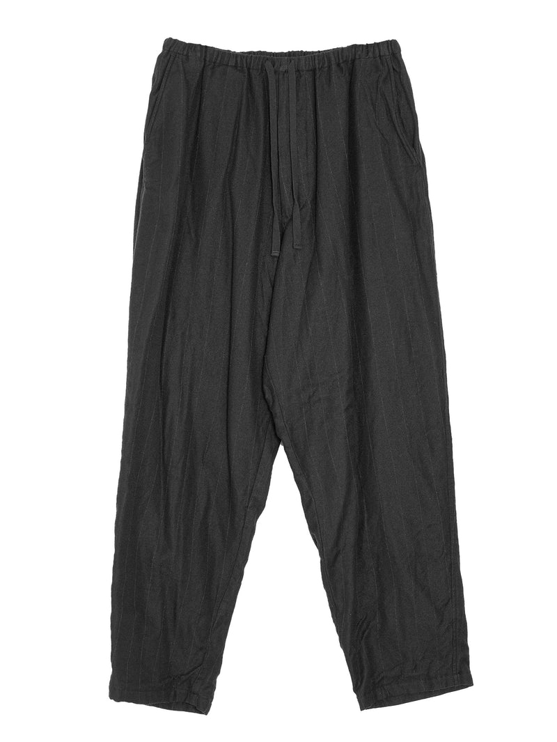 Black Pin Stripe Tapered Pant