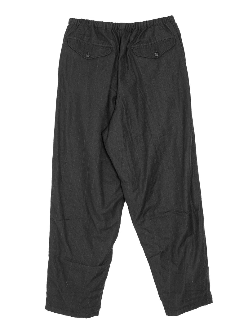 Black Pin Stripe Tapered Pant