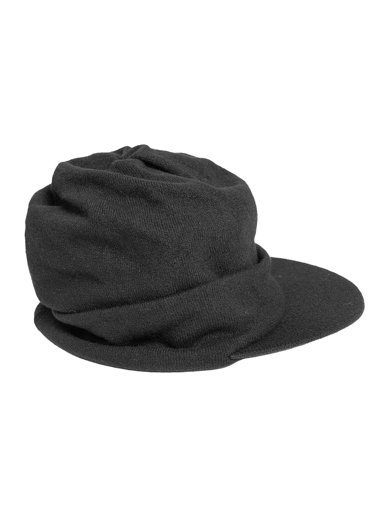 Wool Knit Cap Black