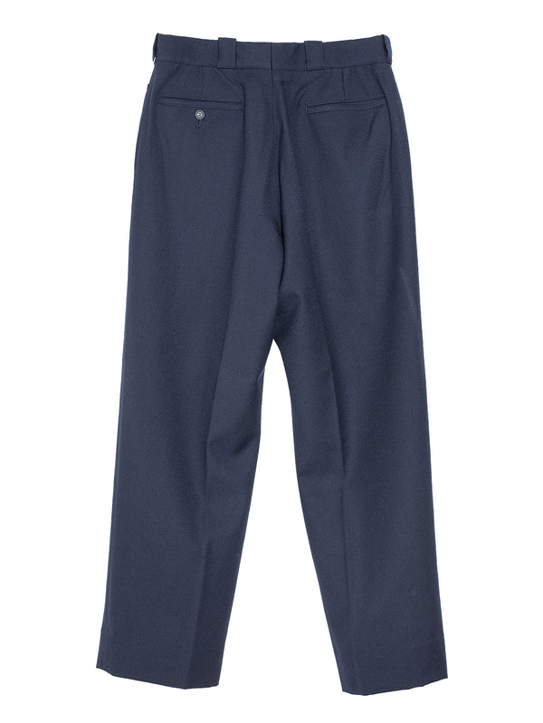 Wool Serge Pants Navy