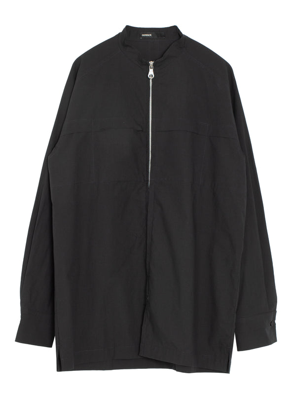 Messenger Zip Shirt Black